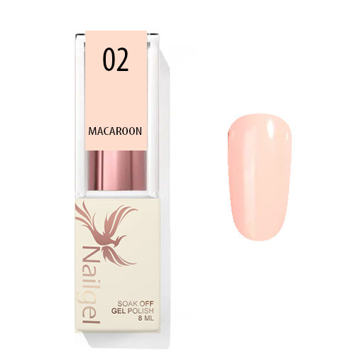 Macaroon 02  - gelový lak 8 Ml