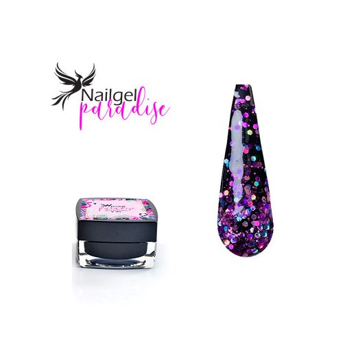 Paradise glitter gelový lak 2 5Ml