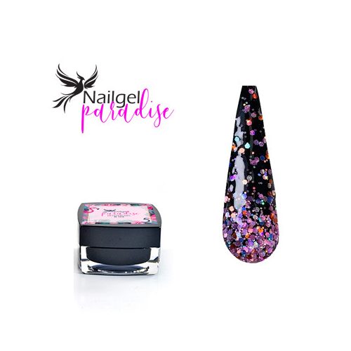 Paradise glitter gélový lak 5  5Ml