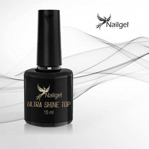 Ultra lesklý vrchní gel  Ultra ShineTop Coat Gel lak 15 ml